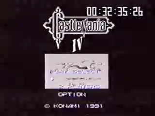 Super Castlevania lV (June 1991 prerelease build) - Castlevania IV (partially found prerelease builds of "Super Castlevania IV" Super Nintendo platformer sequel; 1991)