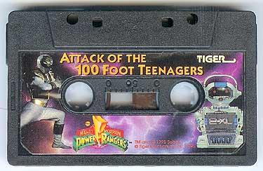 A Power Rangers tie-in released for the Tiger 2-XL. Supposedly, this was the last tape released and the only one released in 1995 (Courtesy of 2xlrobot.com).