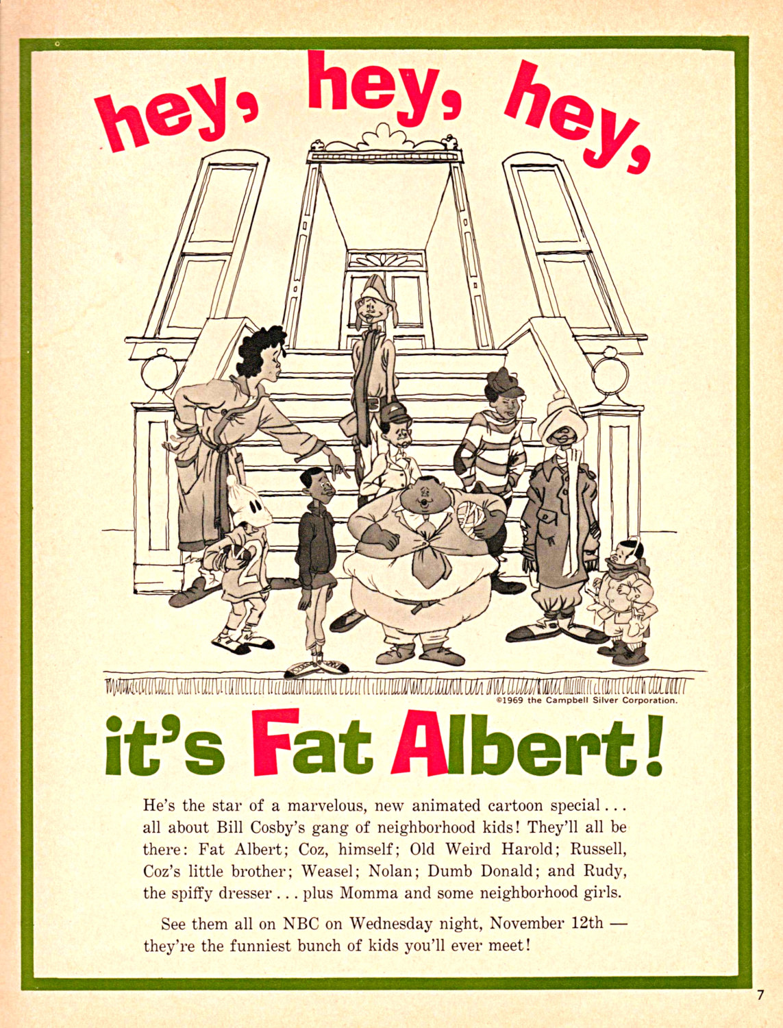 Hey Hey Hey It's Fat Albert 1969 NBC special (Audio) - Hey, Hey, Hey, It's Fat Albert (partially lost NBC animated special; 1969)