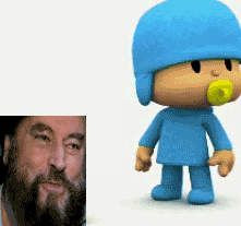 A Pocoyo Gif with the pilot design. Gif found by LMA user YuriiXP.