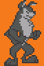 Idle animation for the wolf character.