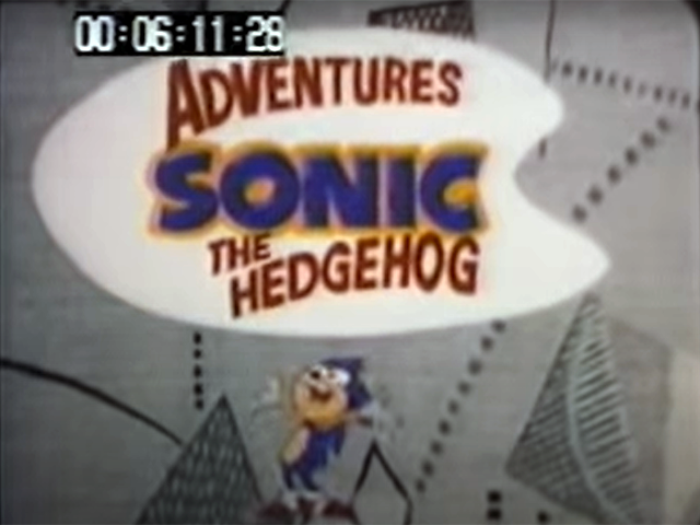 Adventures of Sonic the Hedgehog pilot - Adventures of Sonic the Hedgehog (partially lost unaired pilot of DIC animated series; 1992)