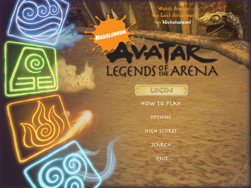 File:Legends of the Arena title screen.png