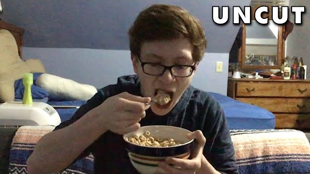 Scott Eating Cereal - Uncut Video