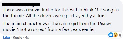 The description of the trailer, given by a user in a Facebook comment section. The users name has been censored in order to protect their privacy.