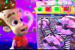Screenshot of the special featuring Jimmy Neutron from Adventures of Jimmy Neutron: Boy Genius.
