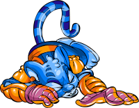The Jelly Kougra goalie, whose image was found in the original Yooyuball game .swf file