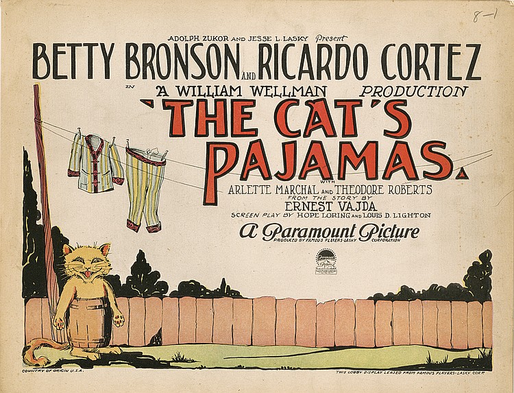 File:The Cat's Pajamas lobby card.jpg