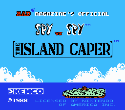 Spy vs. Spy: The Island Caper - Spy vs. Spy: The Island Caper (found build cancelled US localization of NES game based on comic strip; 1989)