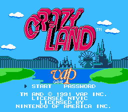 Crazy Land Title Screen.png