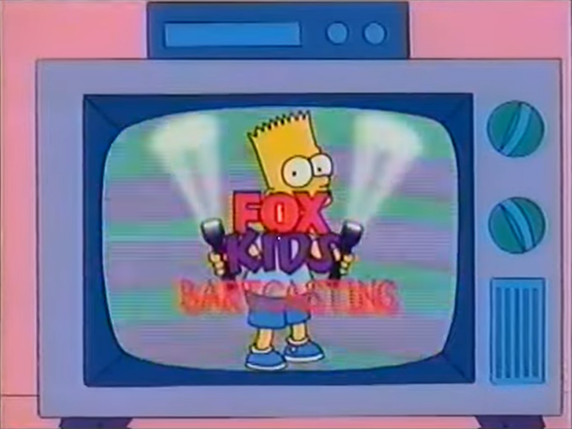 Fox Kids "Bartcasting" event - Fox Kids "Bartcasting" (found "The Simpsons" promotional event on children's program block; 1996)