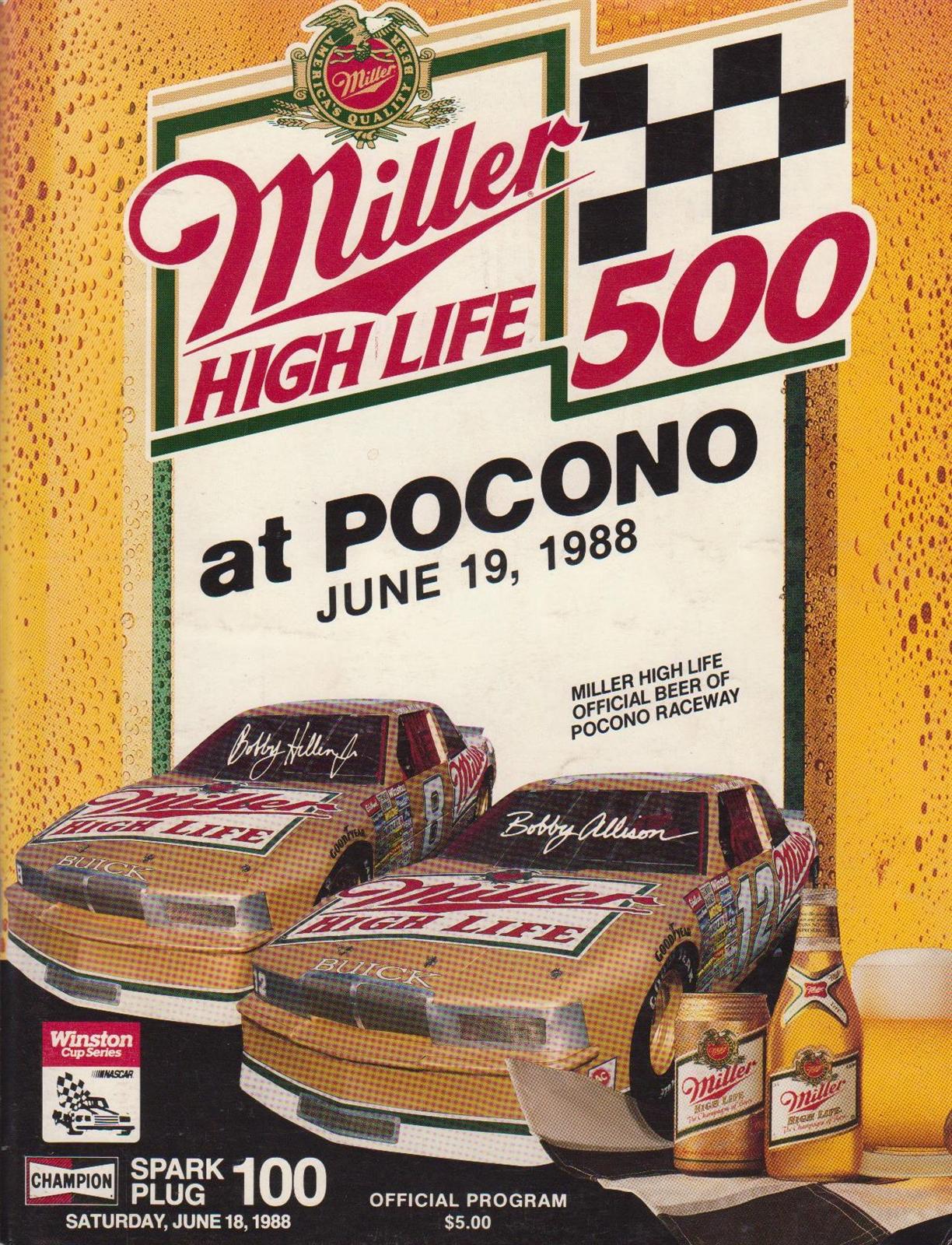 1988 Miller High Life 500 - 1988 Miller High Life 500 (partially lost footage of NASCAR Winston Cup Series race; 1988)