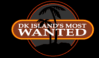 Logo for DK Island's Most Wanted.