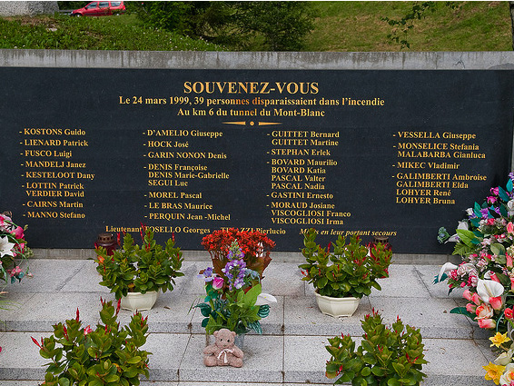 Memorial for the 39 who died in the inferno.