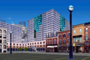 The surviving promotional image for the Downtown Toronto QBorg
