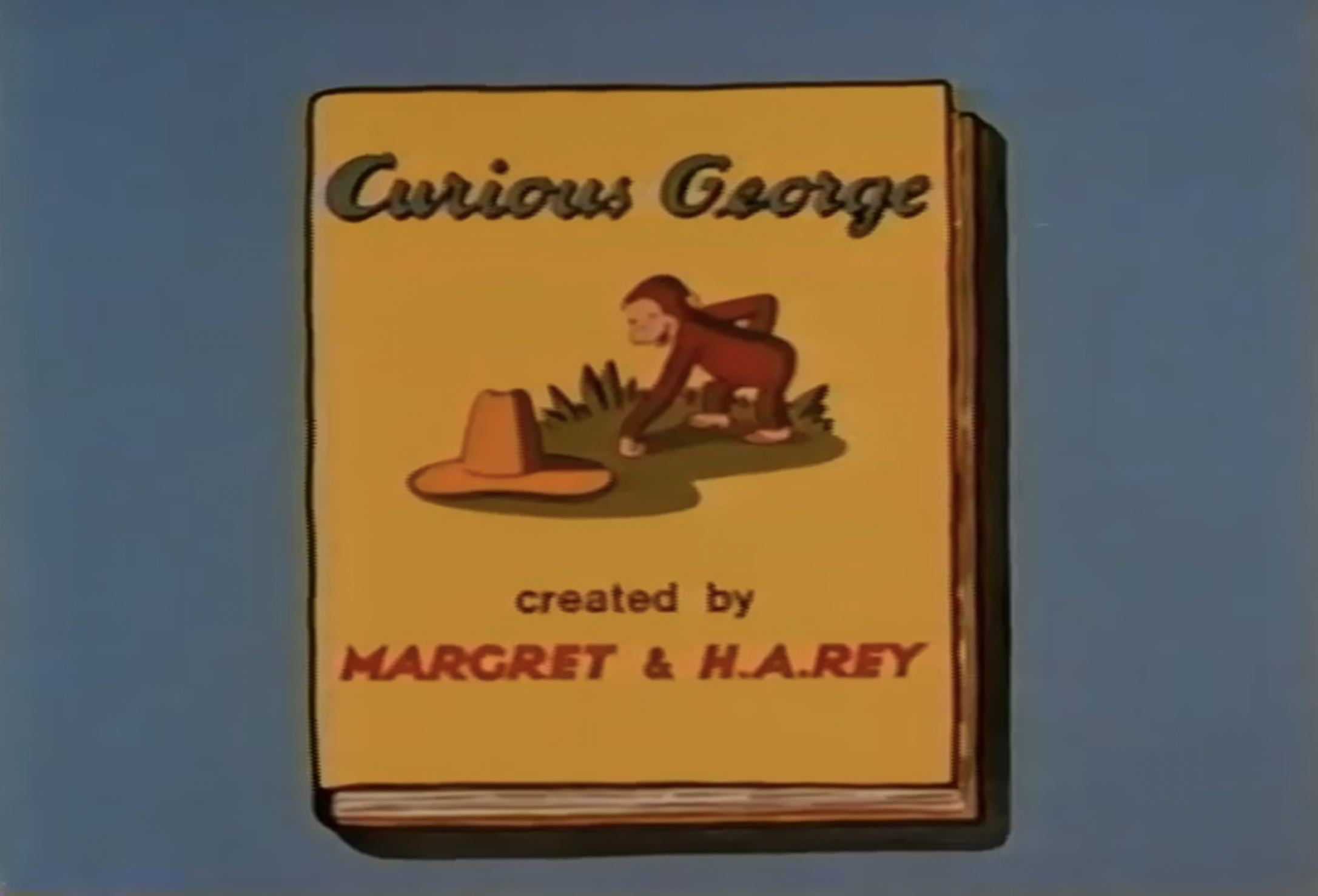 Curious George Goes To A TV Station - Curious George (partially lost animated short TV series based on books; 1980s)