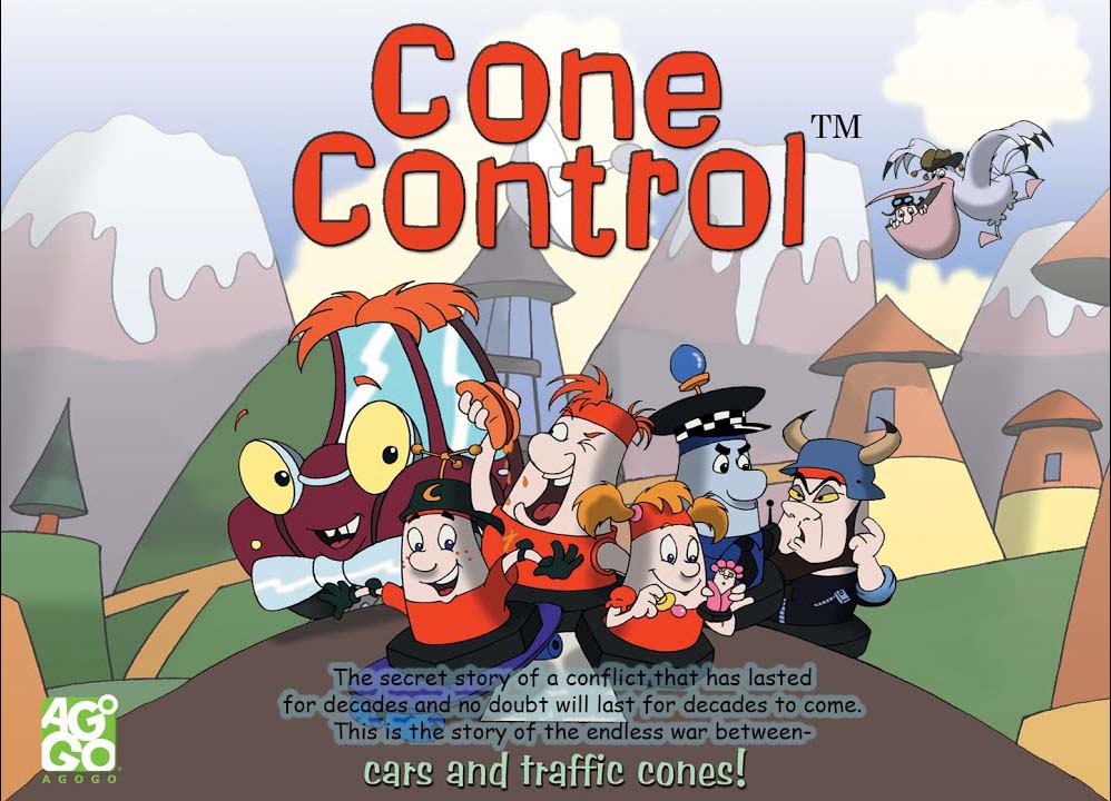Cone Control Episodes Therapy Anyone & The Thin White Line - Cone Control (partially found British children's animated series; 2002)