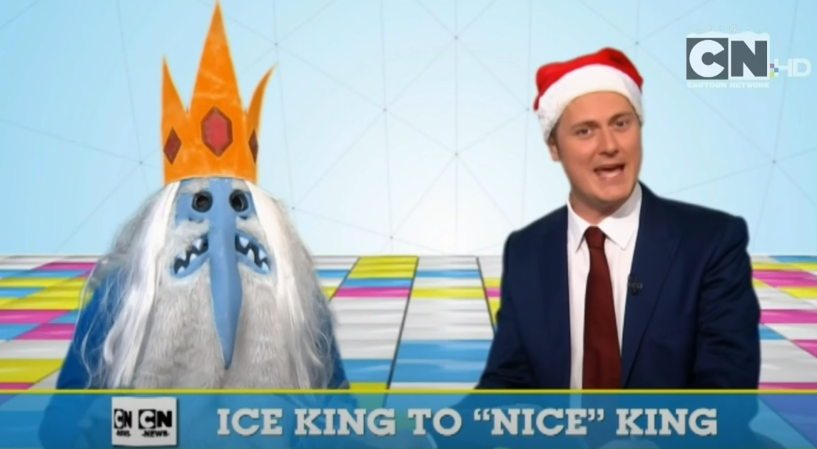 Ice King steals Christmas bumpers/interstitials - Ice King Steals Christmas (partially found Cartoon Network UK Christmas themed bumpers starring "Adventure Time" character; 2015-2018)