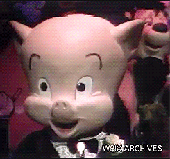 Porky performing