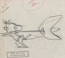 Rough sketch of Speedy Gonzales from an unknwon episode.