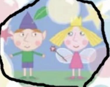More early designs for Ben and Holly.