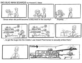 A storyboard for the film (7/20).