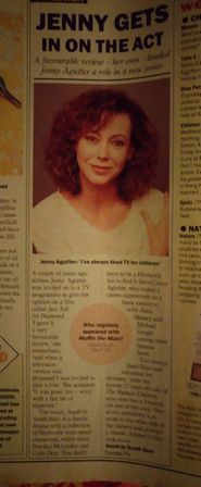 Radio Times interview with Jenny Agutter, who played a bank manager.