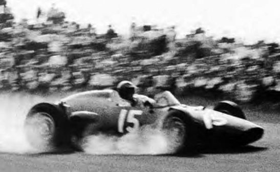 Dan Gurney's BRM suffers a brakes failure.