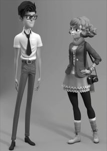 Models of Daniel and Heidi by Phil Zucco