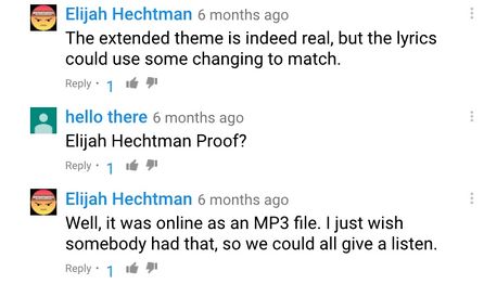 The comment about the MP3 file.