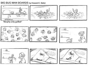 A storyboard for the film (14/20).