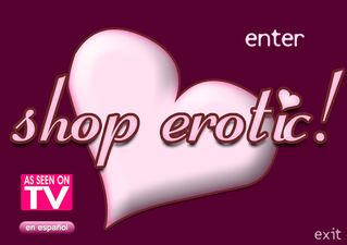 Shop Erotic TV splash screen, from their website, 2008-2010.