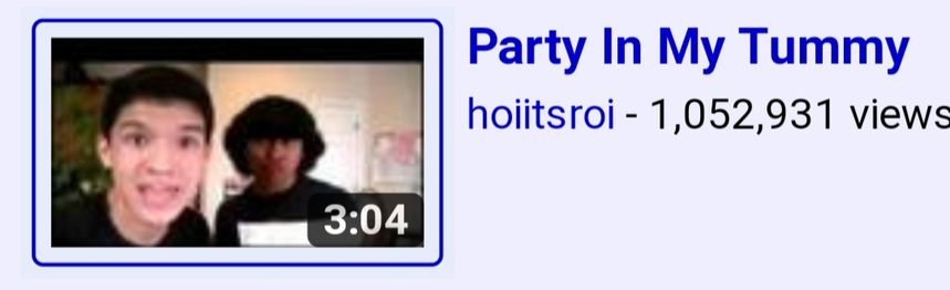 Thumbnail of the video "Party In My Tummy"
