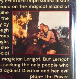 Deleted scene frame on the back of the VHS.