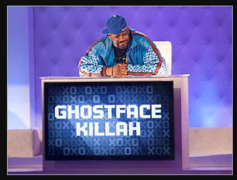 Ghostface Killah during a taping of an episode