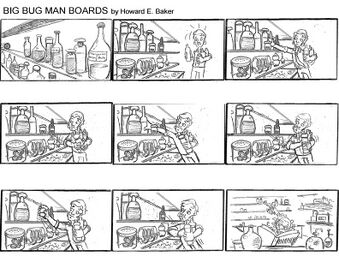 A storyboard for the film (11/20).