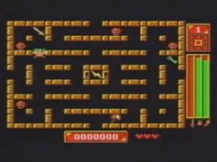 A screen capture of the Videoway original game Fou du Roi.