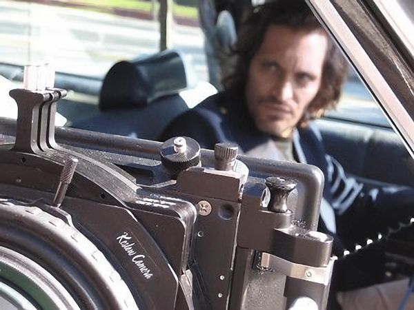 Production still showing Vincent Gallo