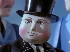 (Note: The Fat Controller's model is different to the one used in the first series)