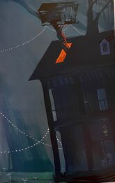 Concept art of The Lady in Black's home