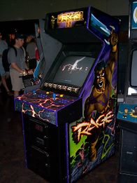 Arcade cabinet shown at the 2003 California Extreme show.