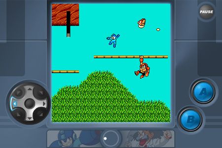 Mega Man in Wood Man's level (1).