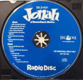 Disc art for the Jonah: A VeggieTales Movie Radio Disc.