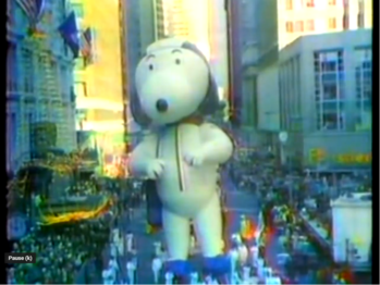 The Astronaut Snoopy balloon on the 1976 telecast.