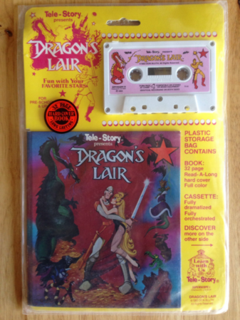 The rare Dragon's Lair cassette (courtesy of dragons-lair-project.com).