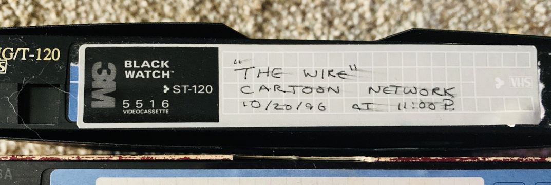 The Wire on VHS, photo courtesy of Augenblick Studios