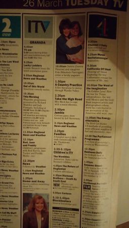 Radio Times listing of the show.