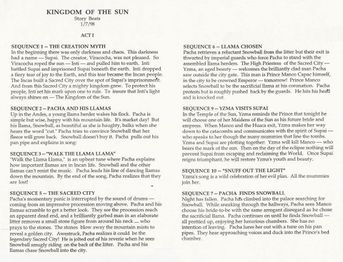 The story beats for "Kingdom Of The Sun" (1/4).