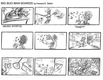 A storyboard for the film (17/20).
