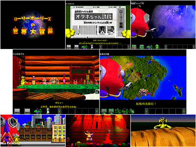 Screenshots from Roly-Polys World Tour.